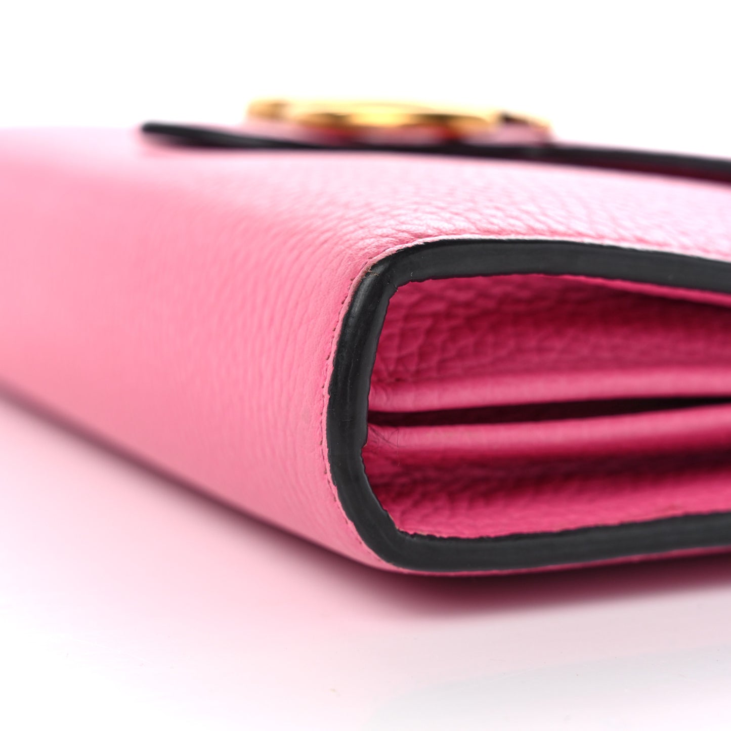 Cellarius Calfskin GG Marmont Chain Wallet Pink Tropical Flower