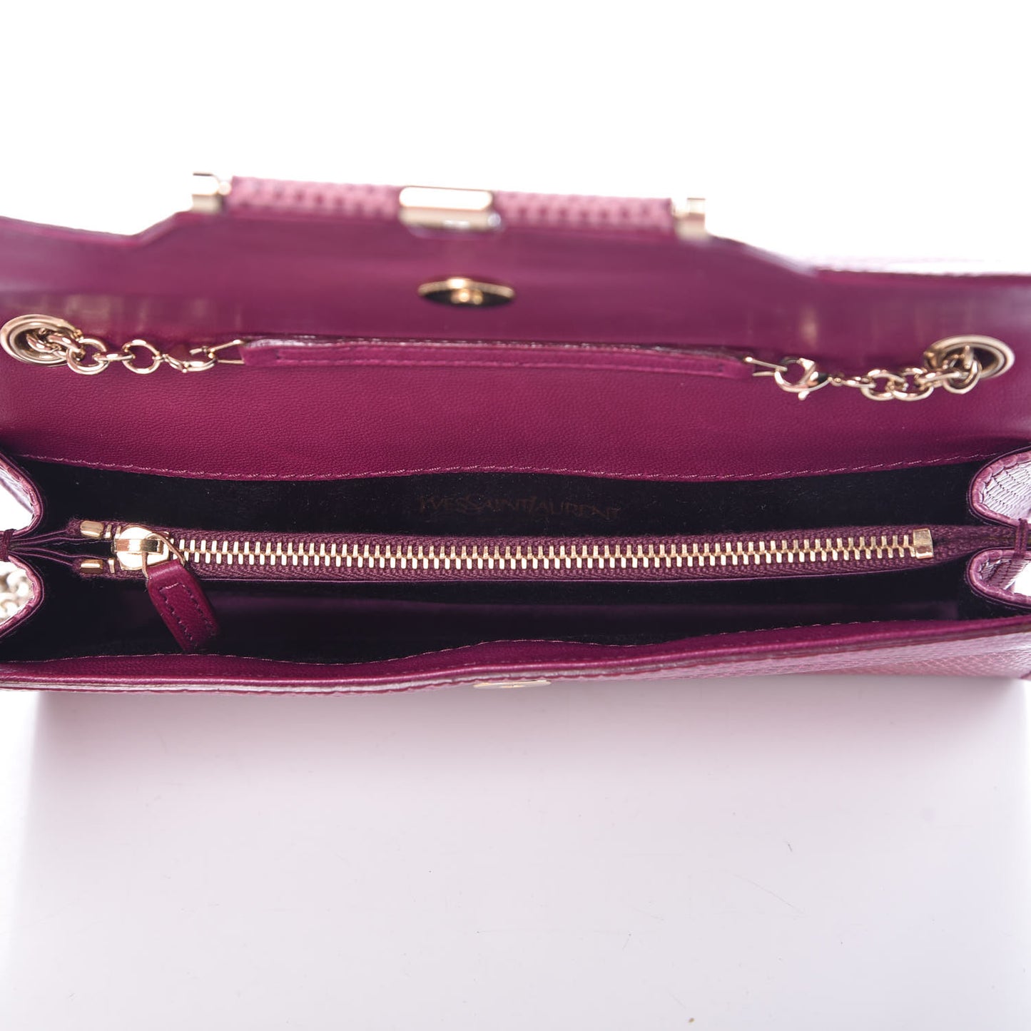 Lizard Evening Clutch Pink