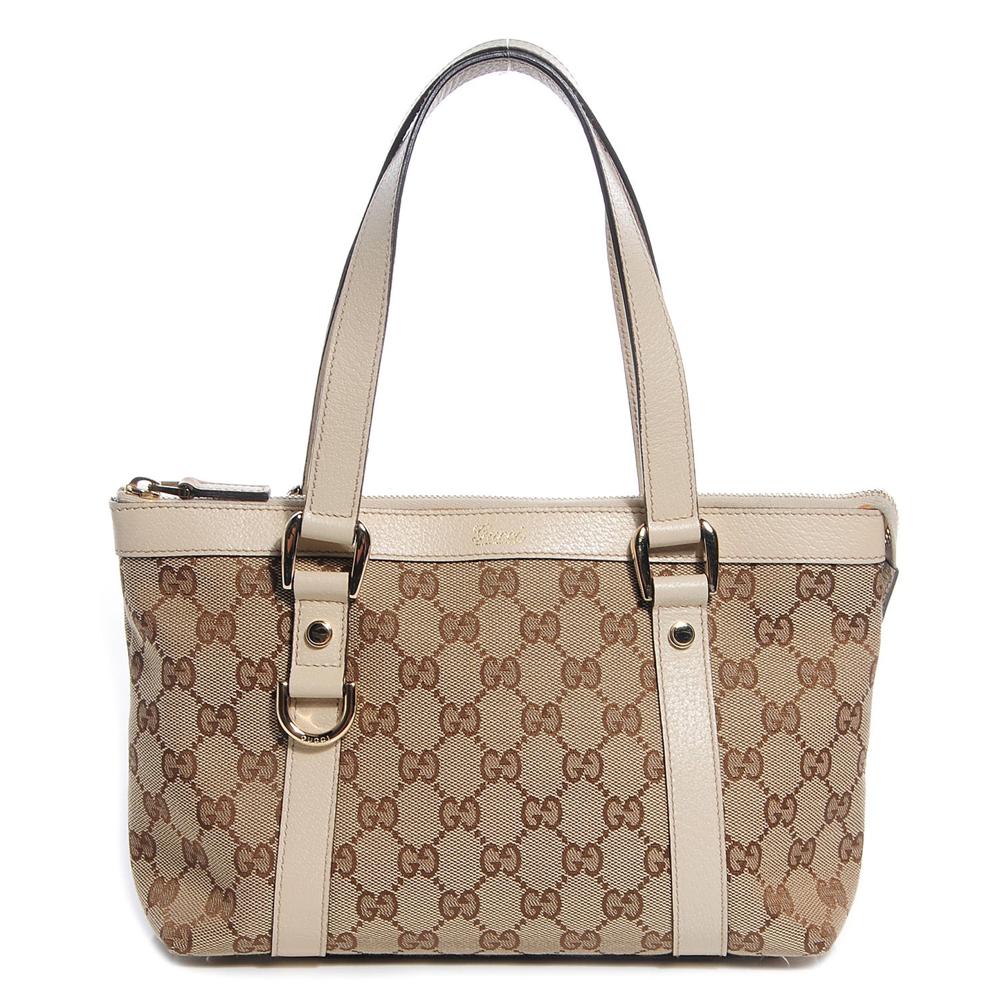 Monogram Small Abbey Tote Off White