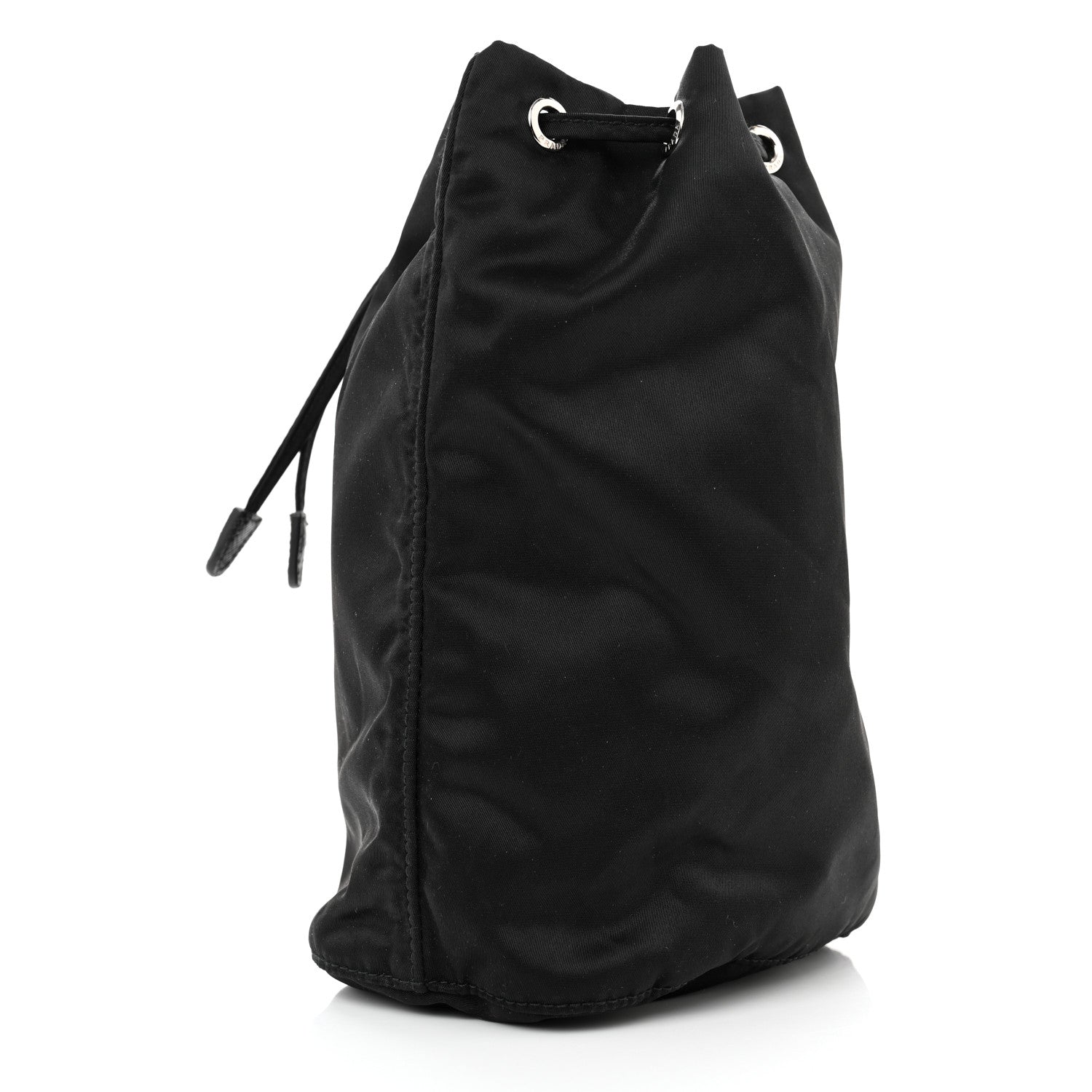 Prada Nylon Vela Drawstring Pouch Black 3 of 8