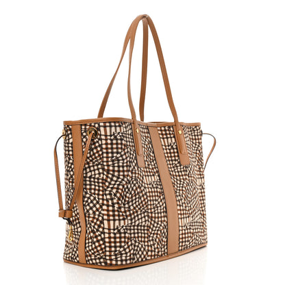 MCM Visetos Medium Liz Reversible Shopper Tote Cognac 8 of 18