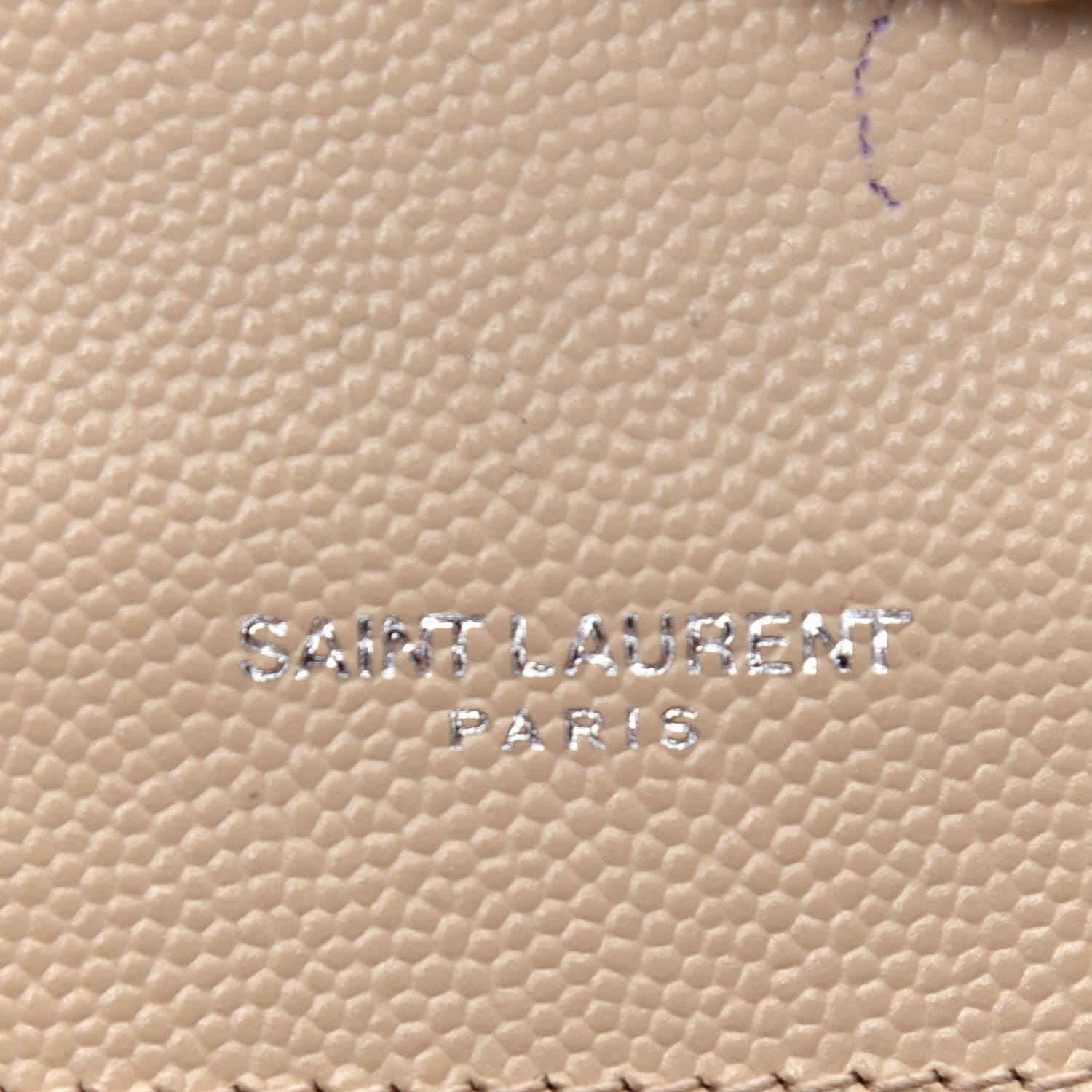 Saint Laurent Grain De Poudre Small Monogram Kate Satchel Nude Powder 14 of 14