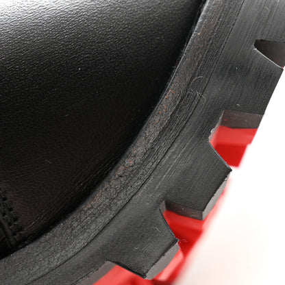 Christian Louboutin Calfskin Marchacroche 70 Chelsea Boots 39 Black 9 of 10
