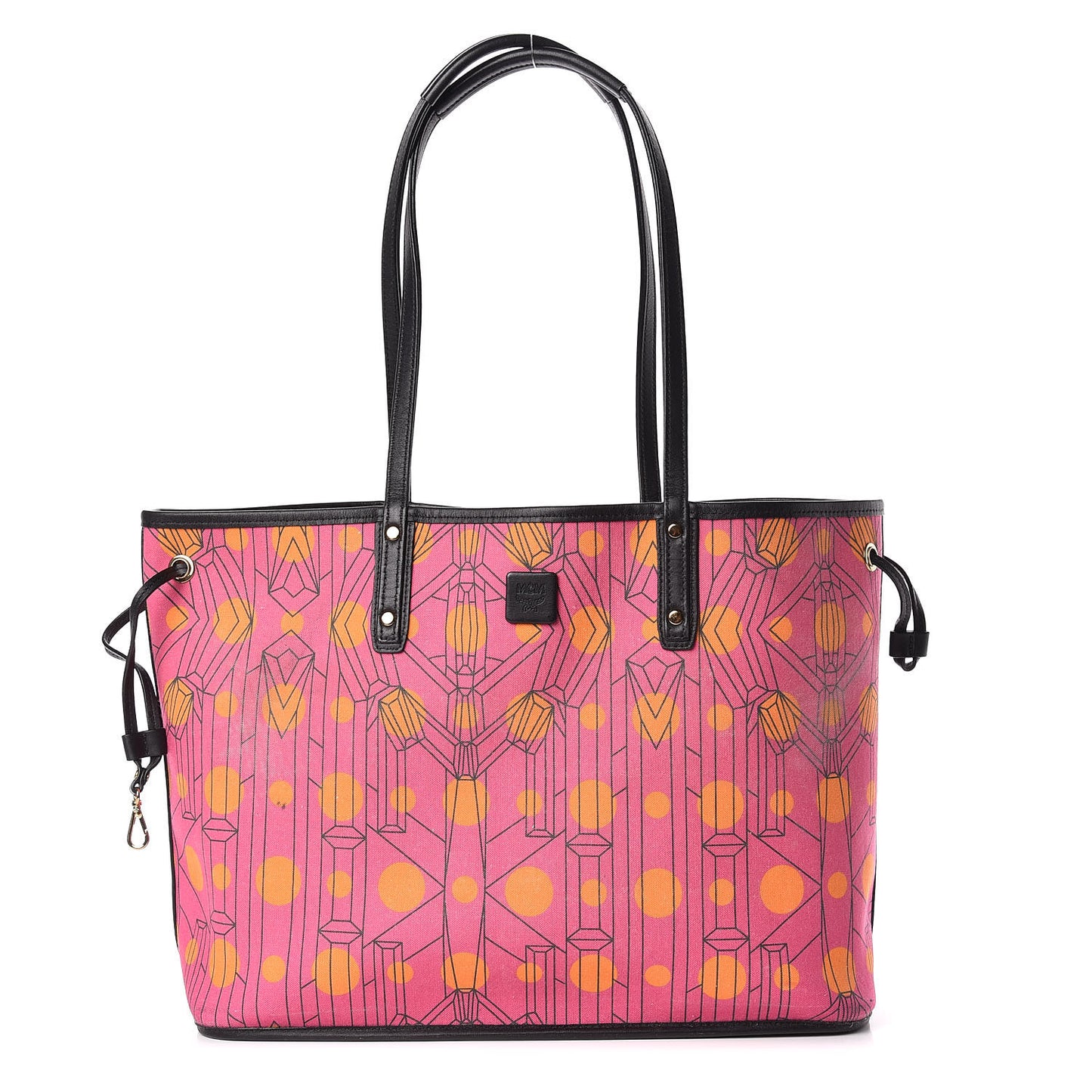 Visetos Medium Project Reversible Shopper Tote Cognac