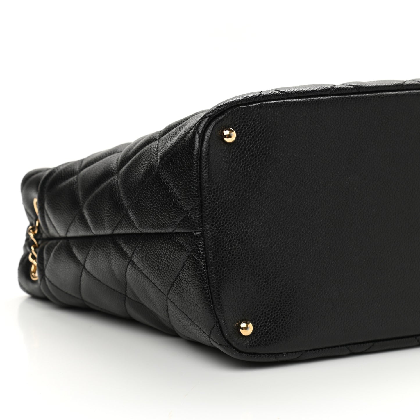 Caviar Quilted Timeless CC Soft Tote Black