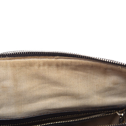 Gucci Monogram Vintage Web Medium Boston Dark Brown 11 of 20