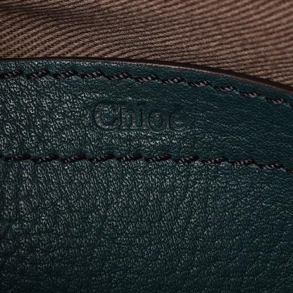 Chloe Calfskin Mini Marcie Round Crossbody Bag Teal 6 of 7