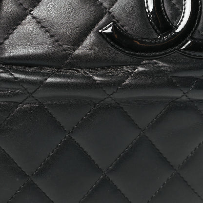 Chanel Calfskin Quilted Cambon Business Card Holder Black 9 of 9