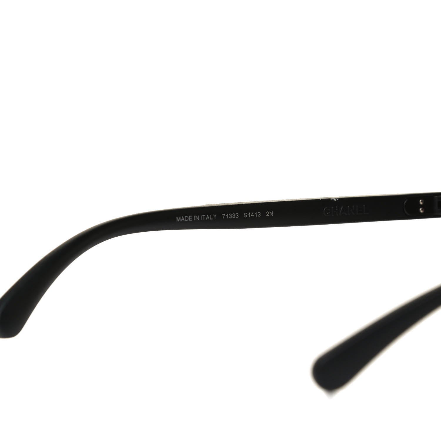 Chanel Acetate Wood Rubber Square Sunglasses 9076 Dark Tortoise 10 of 16