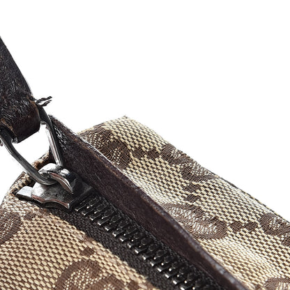 Gucci GG Monogram Double Pocket Belt Bag Dark Brown 13 of 17