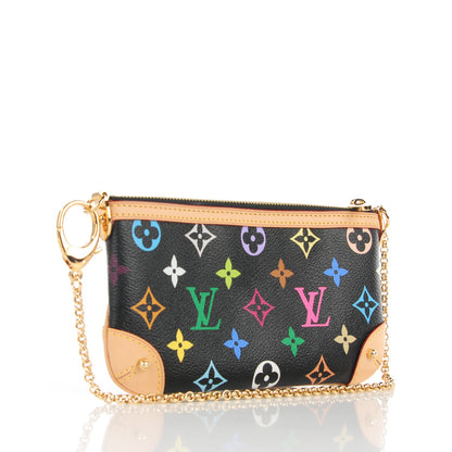 Louis Vuitton Monogram Multicolor Pochette Milla MM Black 3 of 7