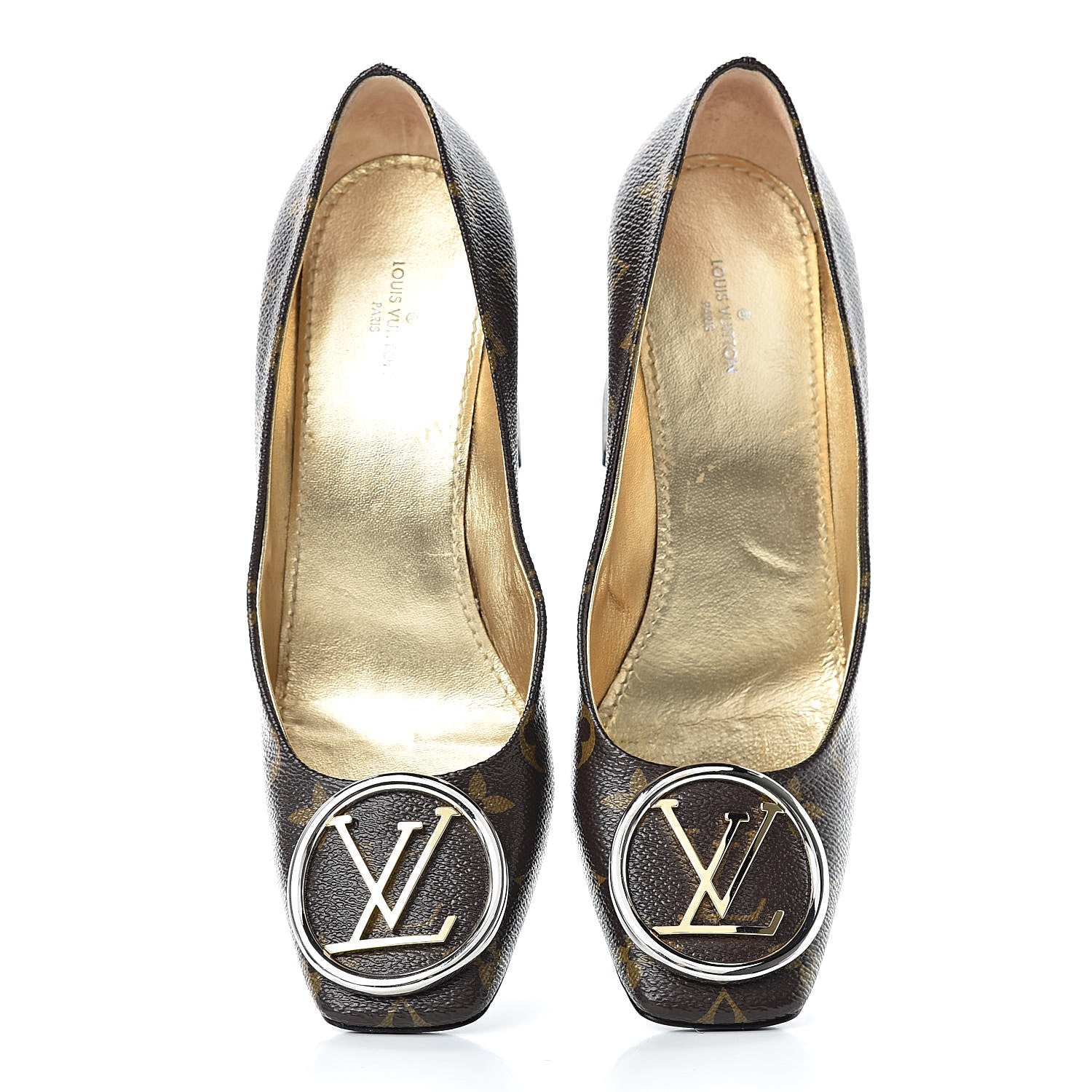 Louis Vuitton Monogram Madeleine Pumps 38 7 of 15