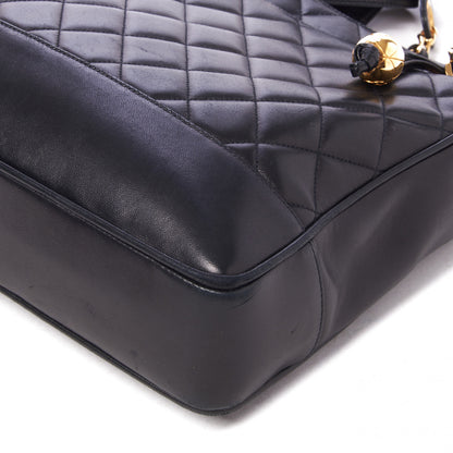 Chanel Lambskin Quilted Shoulder Bag Black 5 of 11