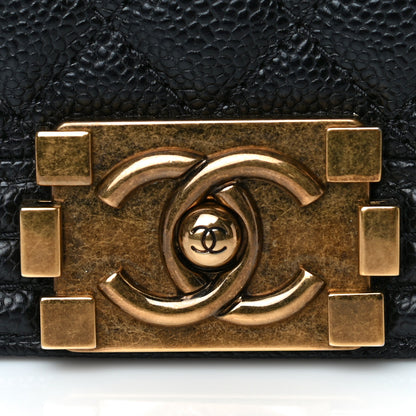 Chanel Caviar Quilted Medium Boy Flap Black 12 of 12