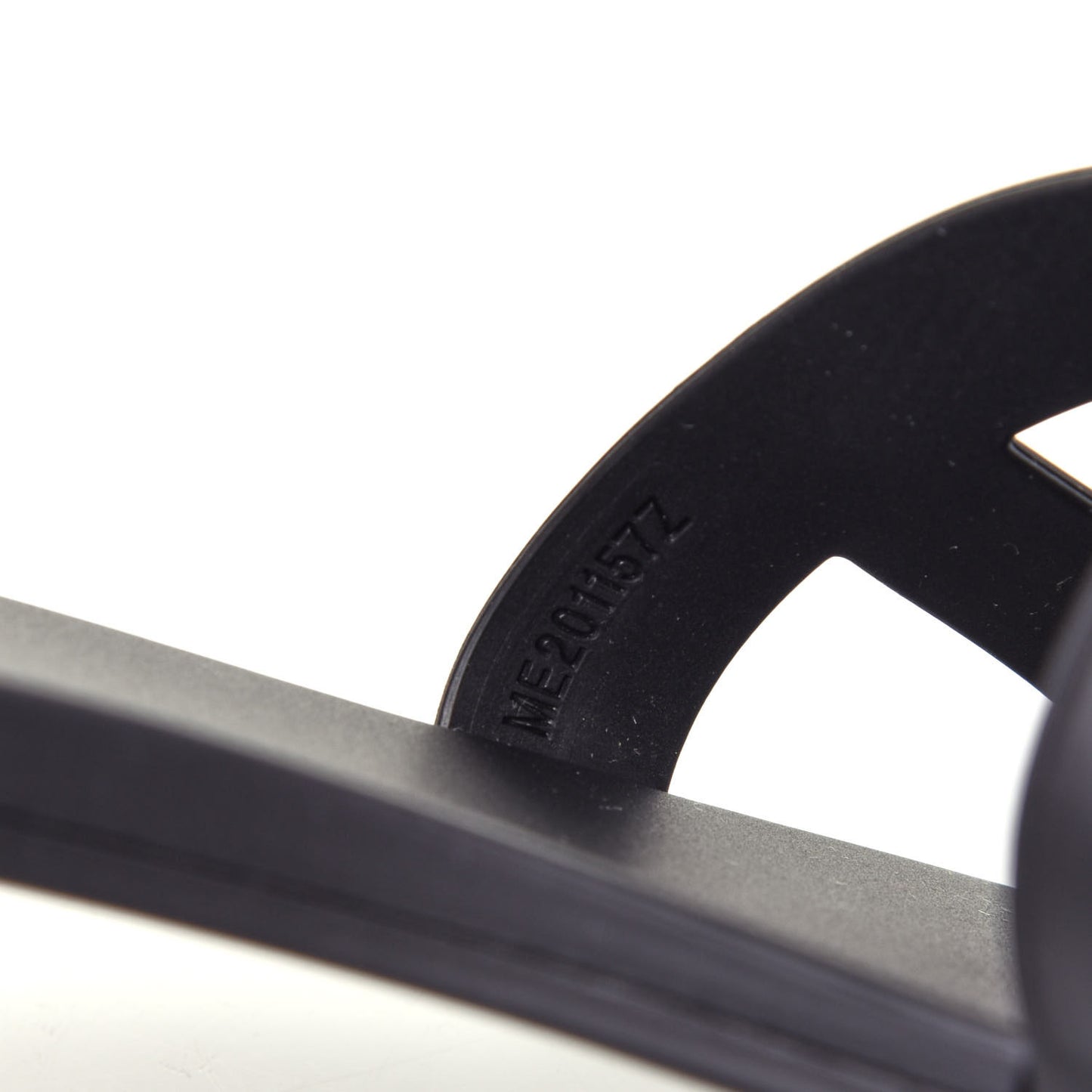 Rubber Aloha Sandals 36 Black