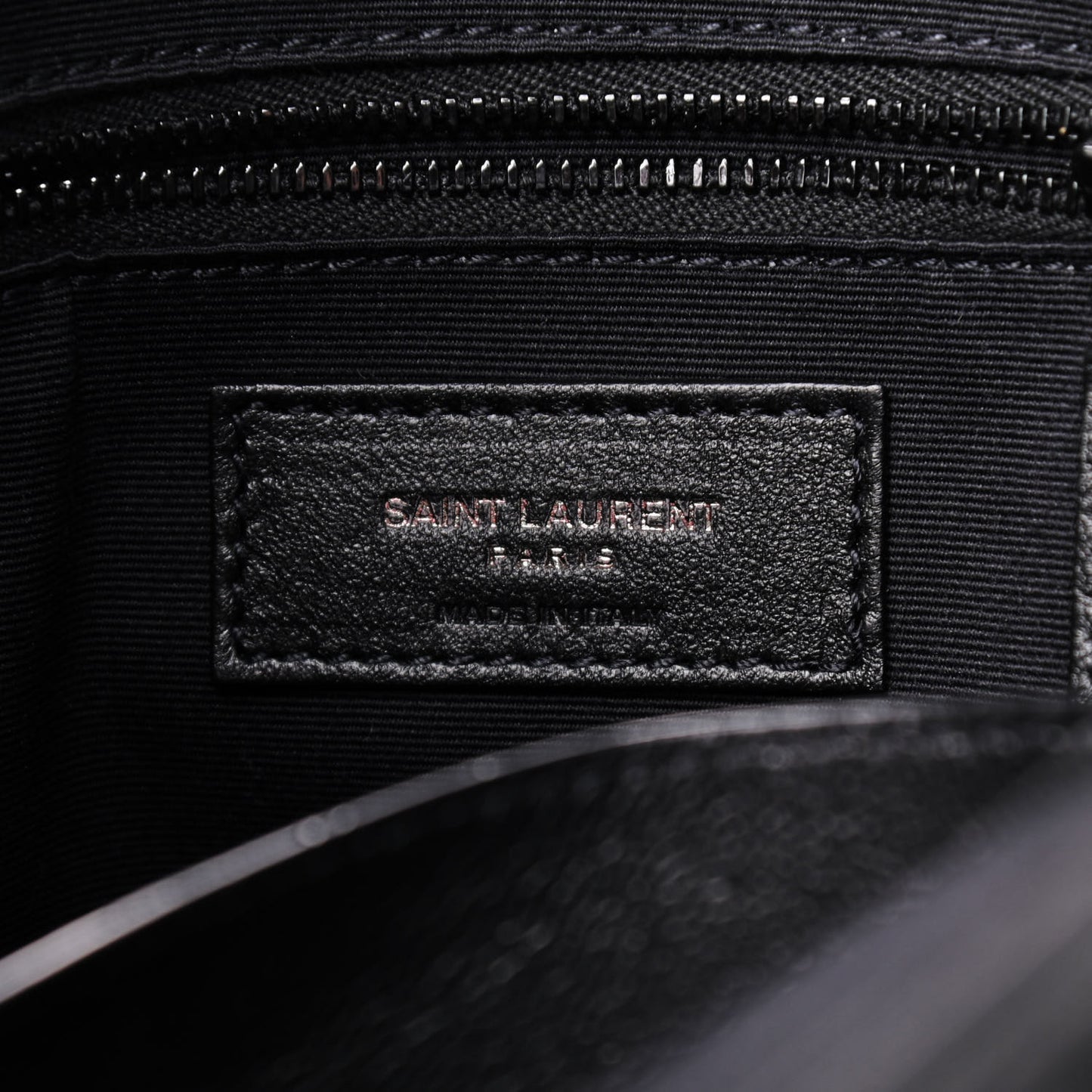 Crinkled Calfskin Matelasse Monogram Medium Niki Shopper Tote Black