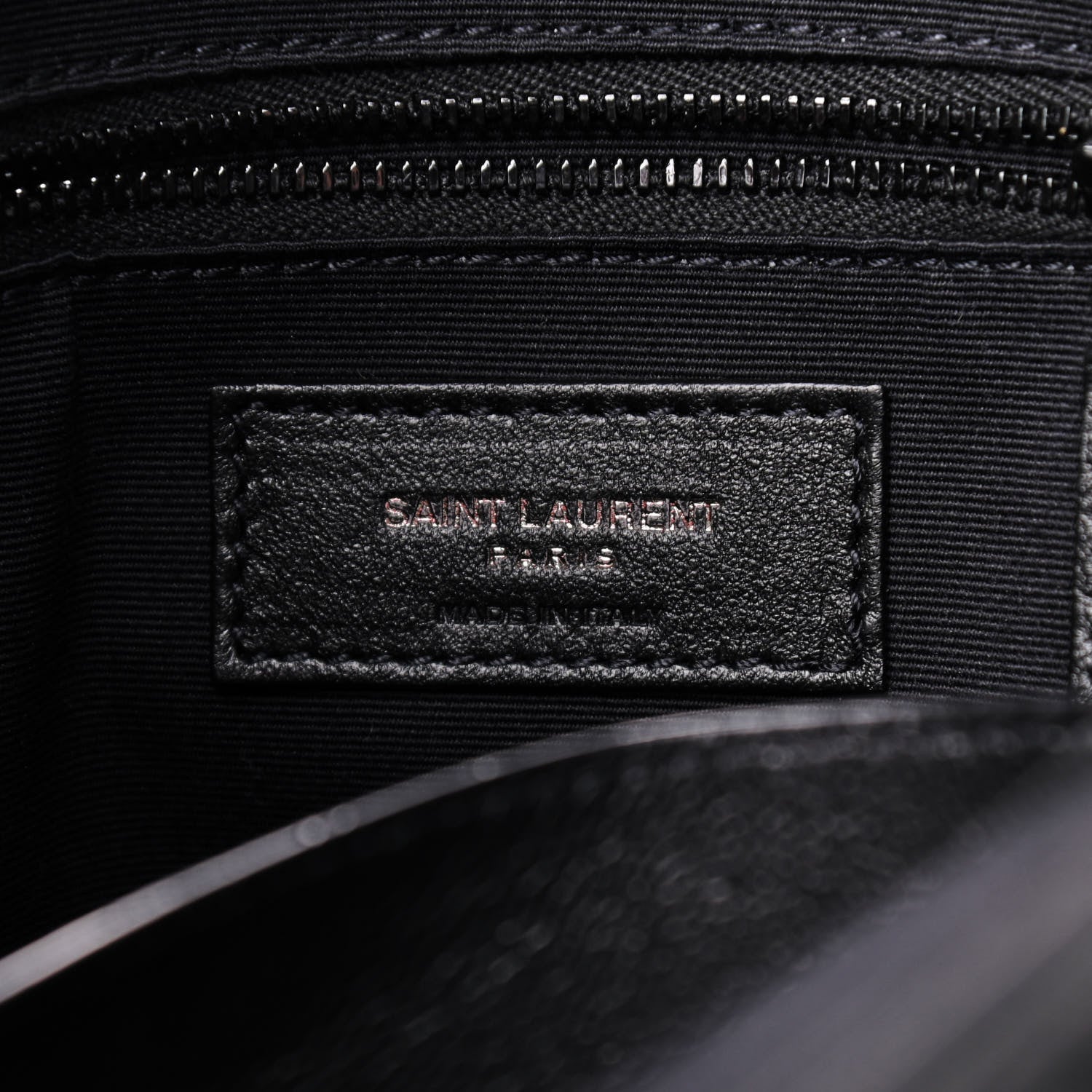 Saint Laurent Crinkled Calfskin Matelasse Monogram Medium Niki Shopper Tote Black 8 of 9