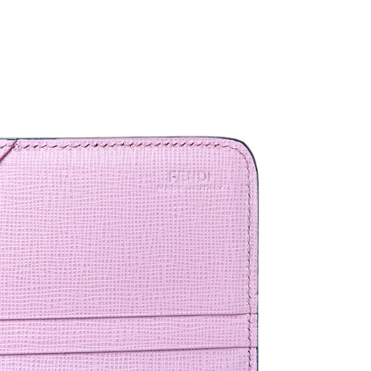 Fendi Vitello Elite Crystal Eye Monster Continental Wallet Cobalt Lavender Pink 6 of 9