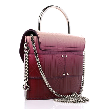 Chloe Calfskin Embossed Small Aby Lock Brown Purple 3 of 10