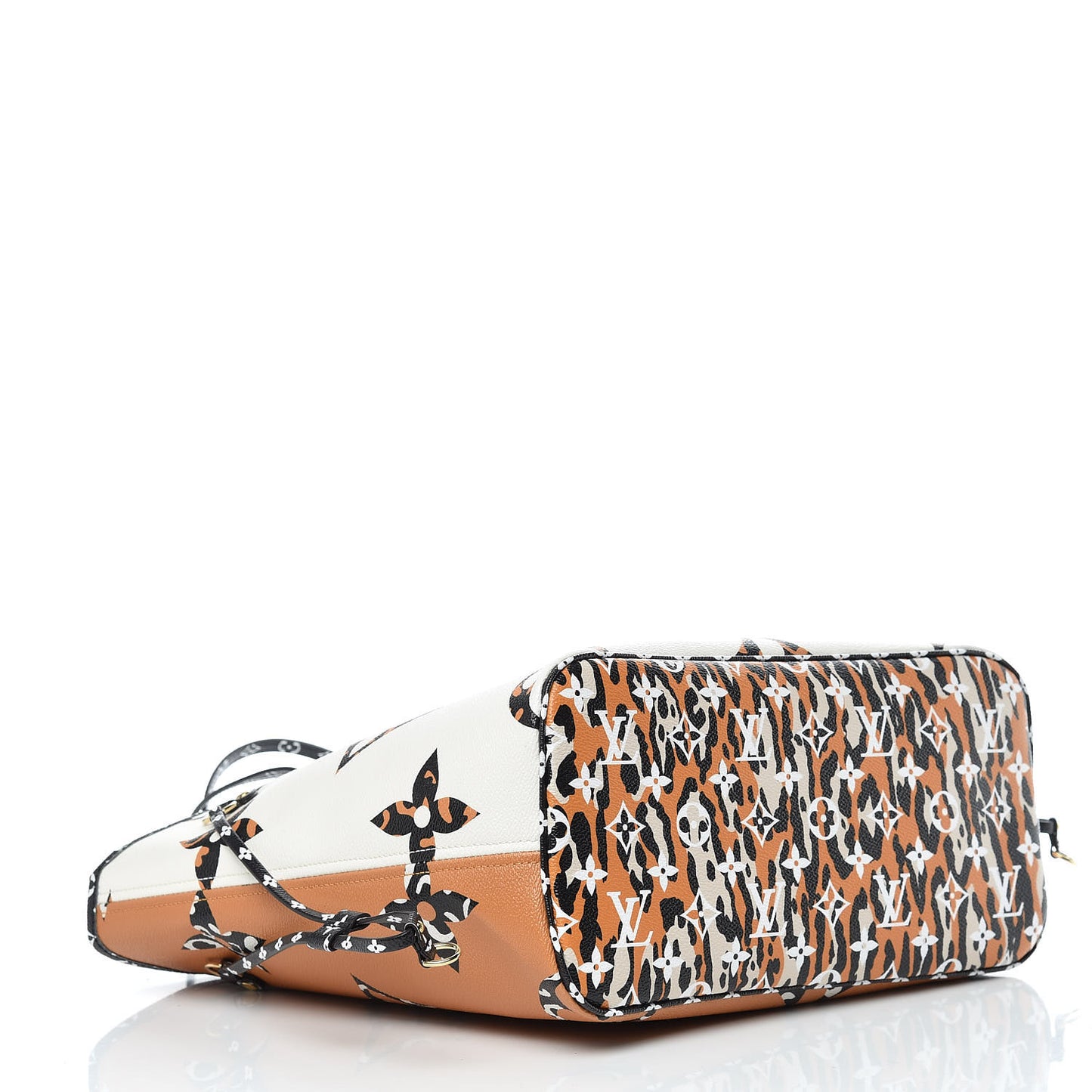Monogram Giant Jungle Neverfull MM Ivory