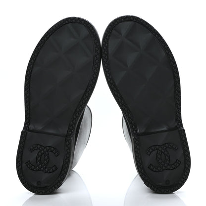 Chanel Caoutchouk CC High Boots 42 Black 6 of 7
