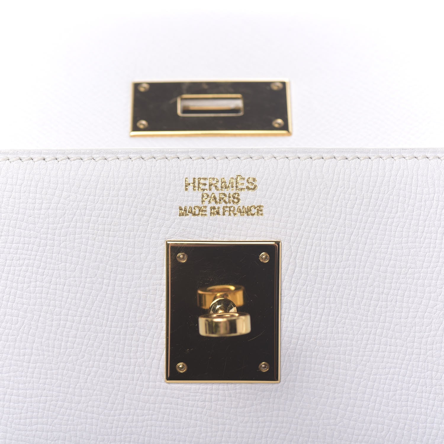 Hermes Epsom Kelly Sellier 40 White 12 of 48