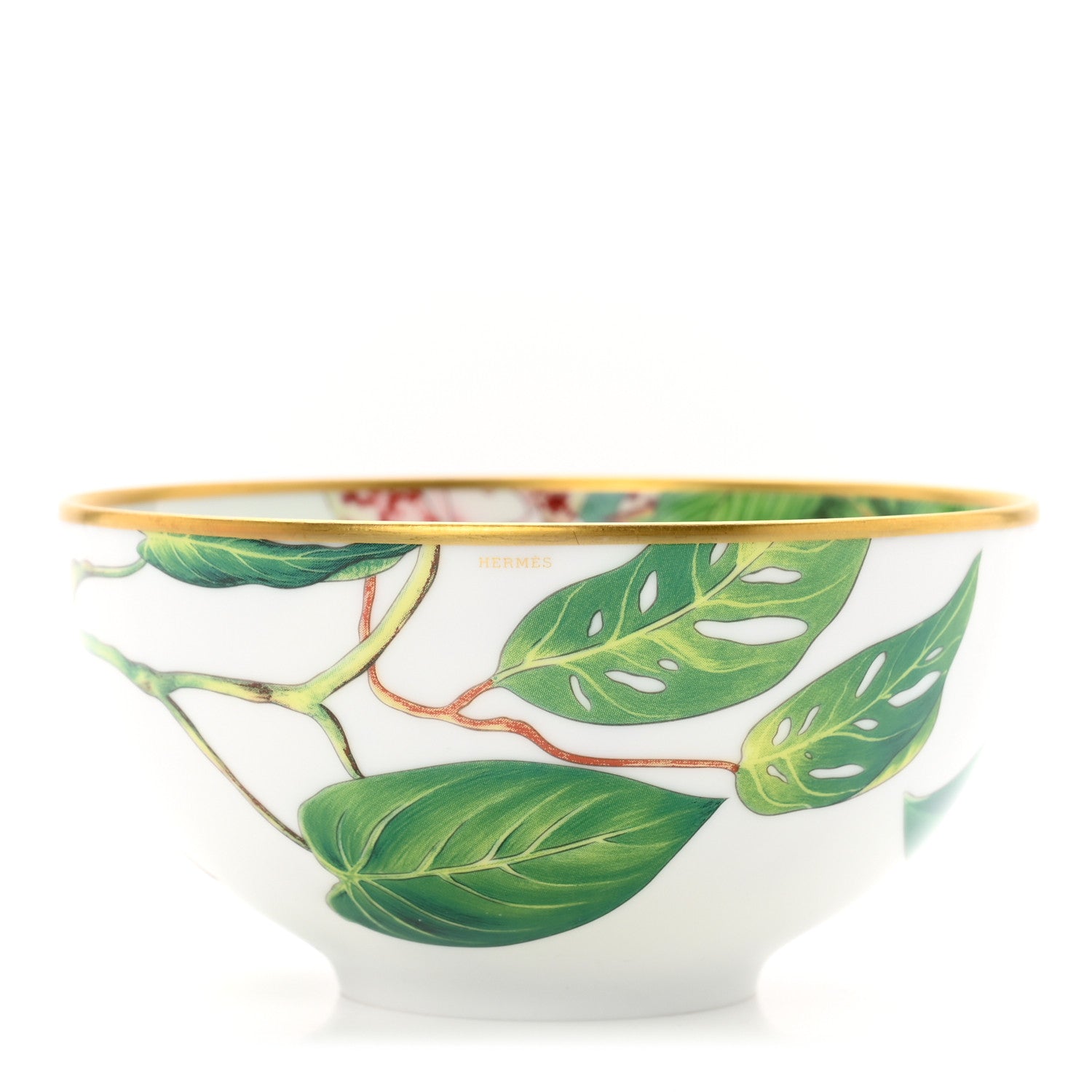 Hermes Porcelain Medium Passifolia Bowl 1 of 6
