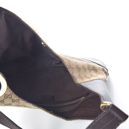 Gucci Monogram Medium Charlotte Hobo Brown 7 of 11