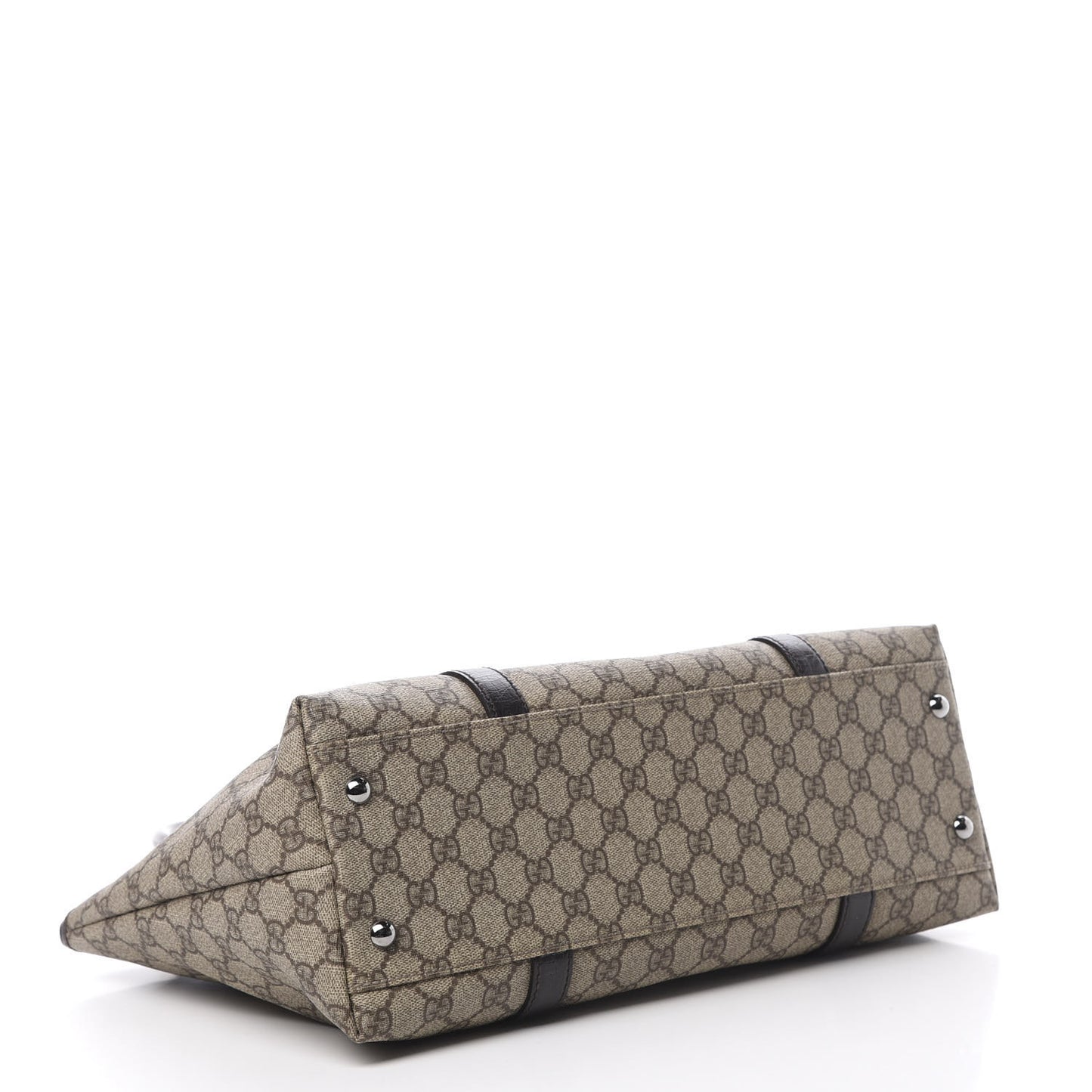 GG Plus Monogram Medium Joy Tote Dark Brown