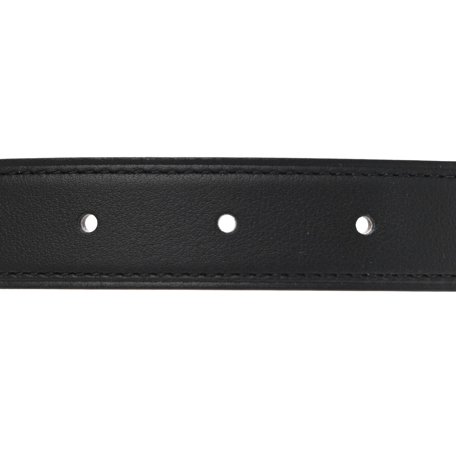 Hermes Swift Epsom 24mm Belt Strap 75 Black Etoupe 5 of 5