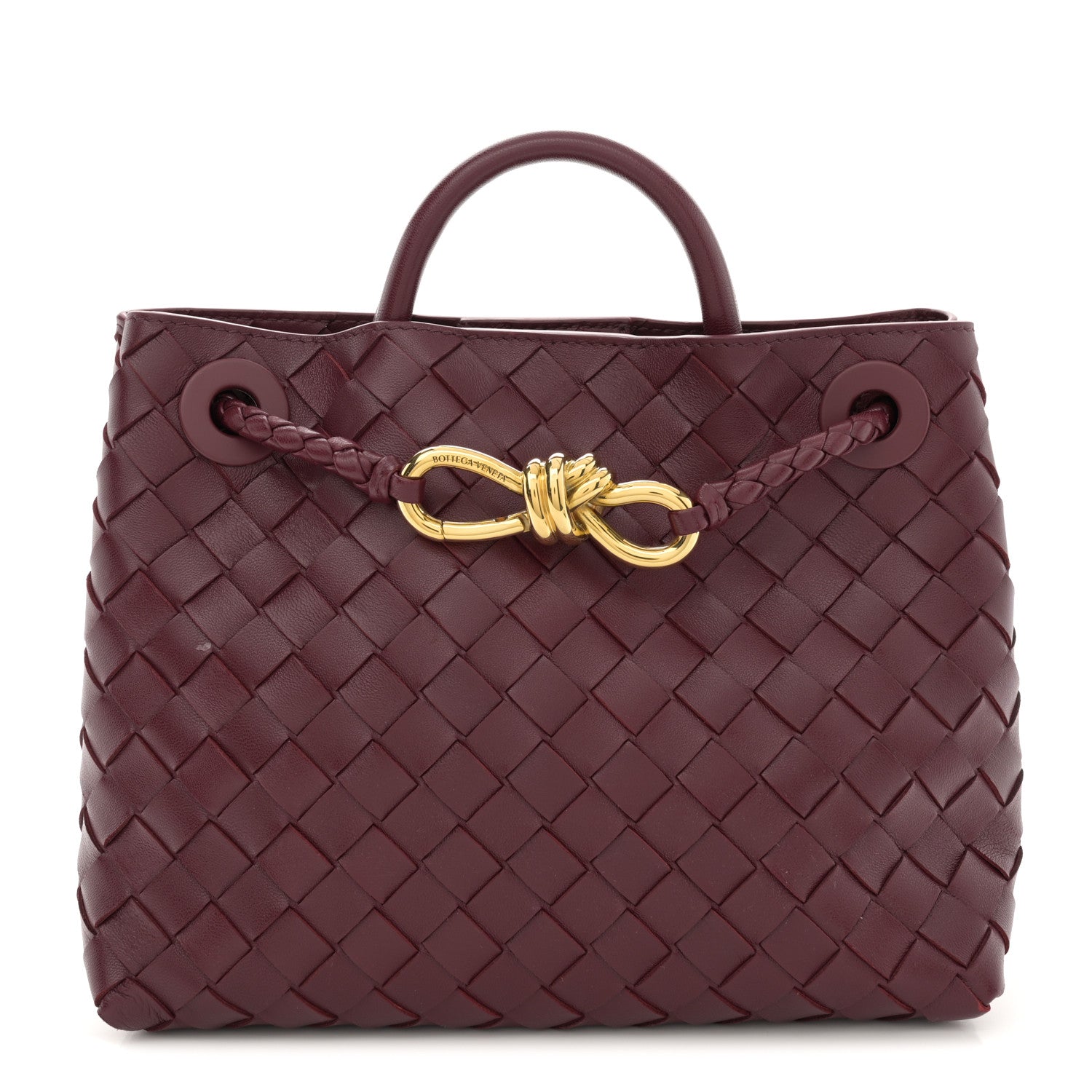 Bottega Veneta Nappa Intrecciato Small Andiamo Shoulder Bag Barolo 1 of 11