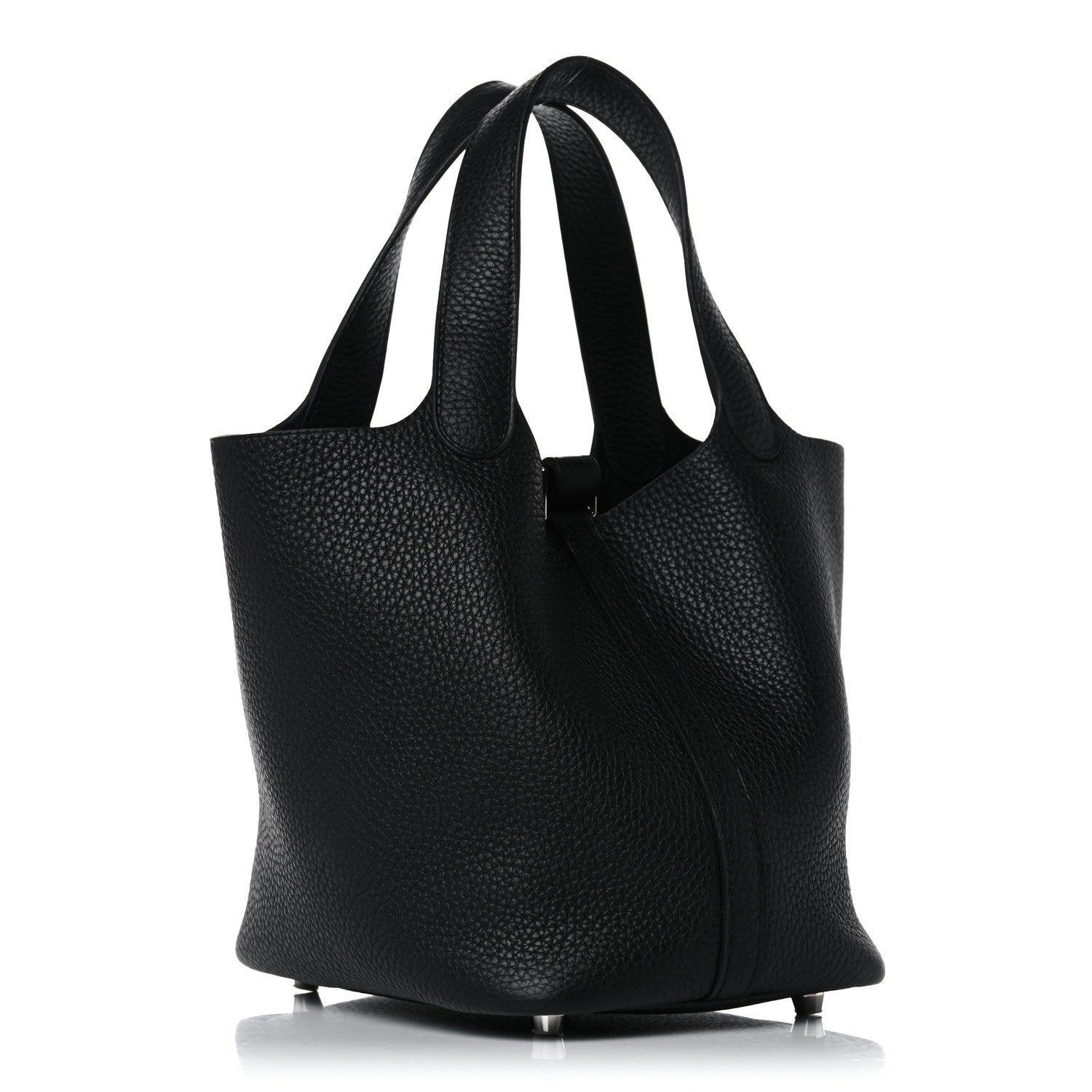 Hermes Taurillon Clemence Picotin Lock 18 PM Black 3 of 10