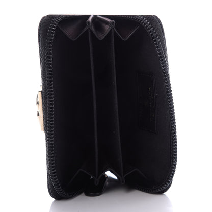 Chanel Caviar Quilted Boy Zip Around Coin Purse Wallet Black 5 of 8