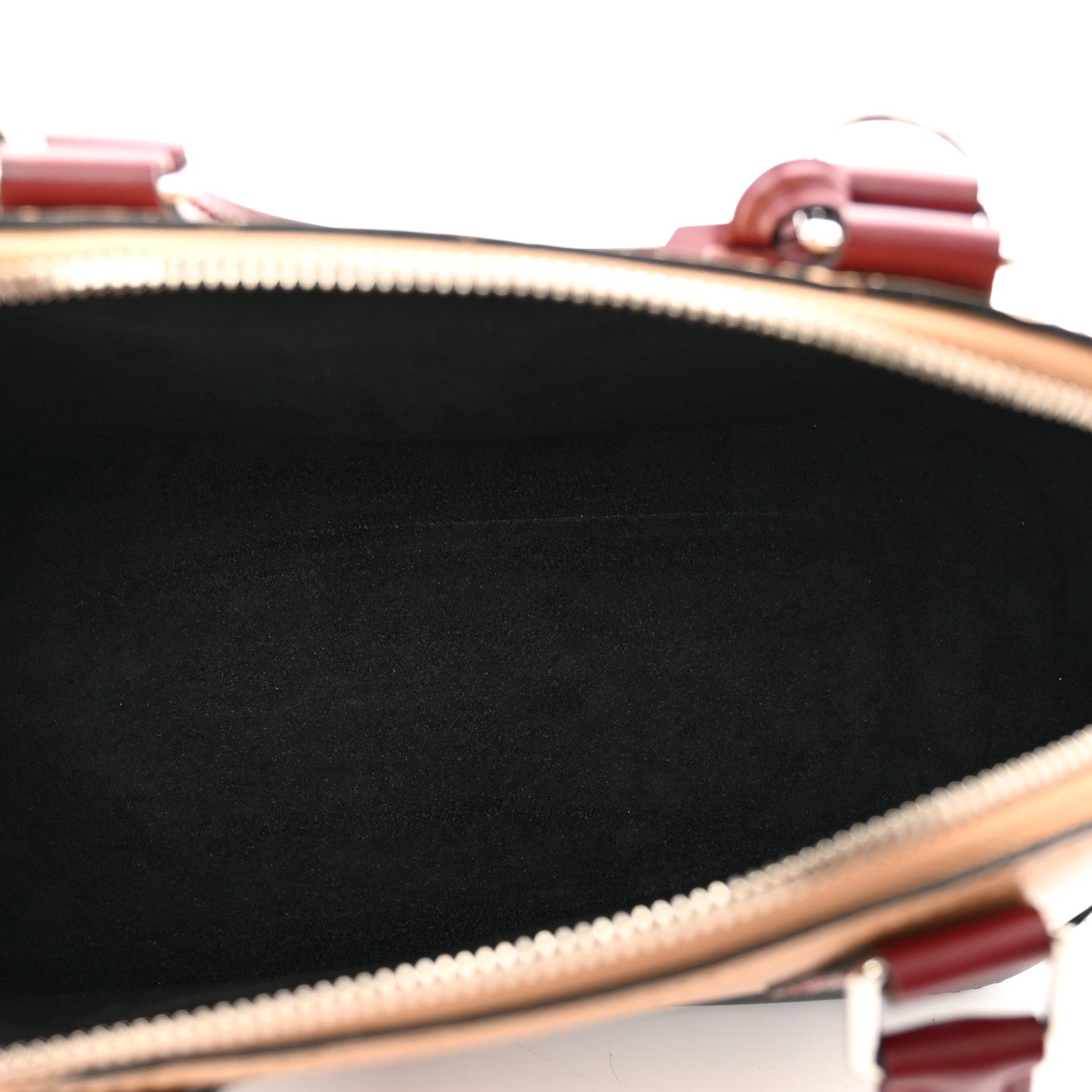 Louis Vuitton Epi Tri-Color Alma BB Vanilla Fuchsia Black 6 of 9