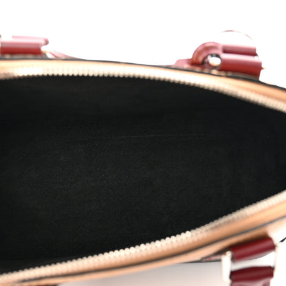 Louis Vuitton Epi Tri-Color Alma BB Vanilla Fuchsia Black 6 of 9