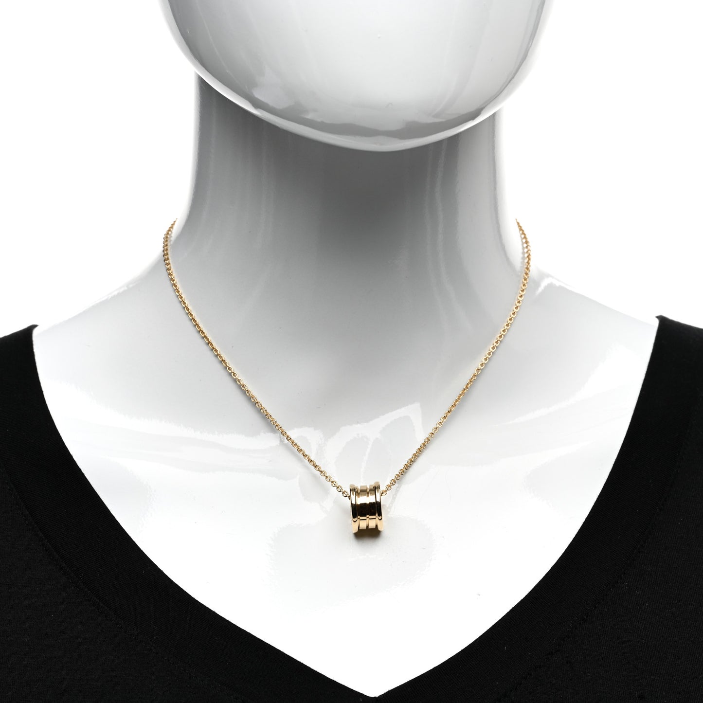 18K Yellow Gold B.Zero1 Pendant Necklace