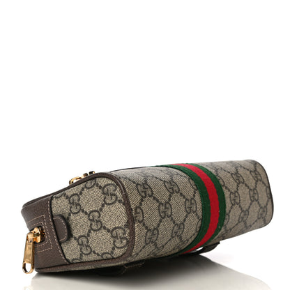 Gucci GG Supreme Monogram Web Small Ophidia Belt Bag 95 38 Dark Brown 3 of 11
