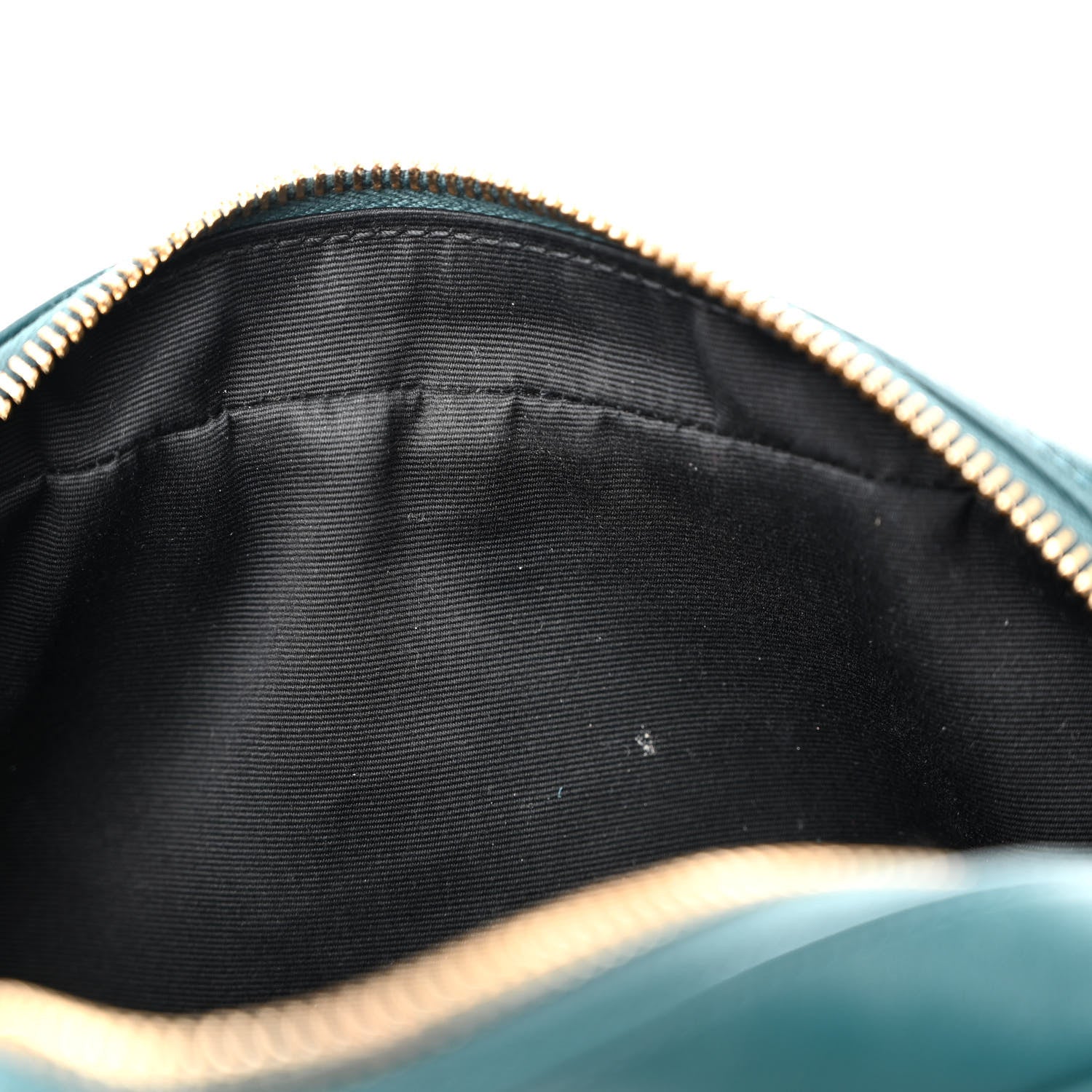 Saint Laurent Calfskin Matelasse Monogram Lou Camera Bag Sea Turquoise 11 of 12