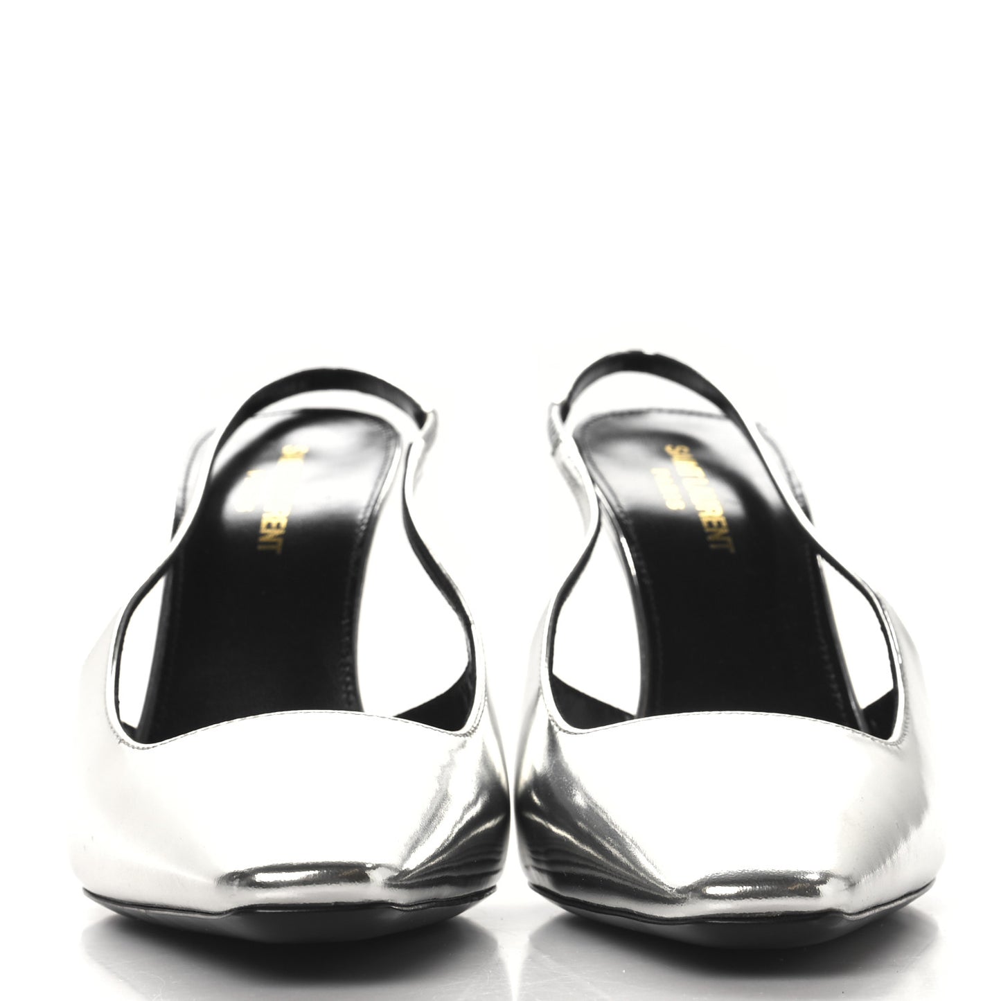 Patent Tom 90 Dream Slingback Pumps 38.5 Argento