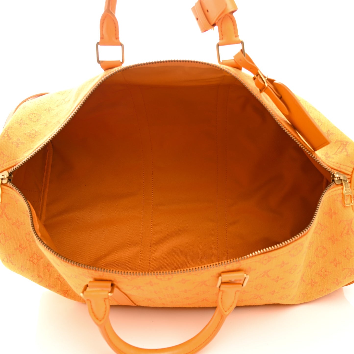 Denim Monogram Keepall Bandouliere 50 Ocre