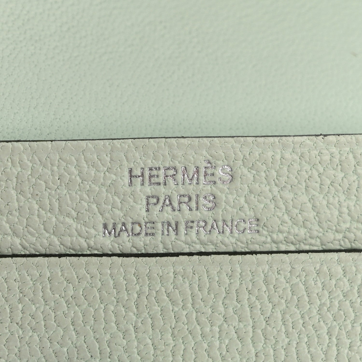 Hermes Chevre Mysore Bearn Card Holder Wallet Vert Peppermint 6 of 10