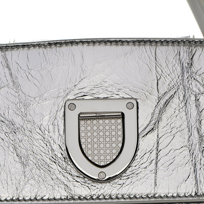 Christian Dior Metallic Calfskin Medium Diorever Flap Silver 16 of 16