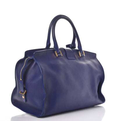 Saint Laurent Calfskin Medium Classic Y Cabas Navy 3 of 11
