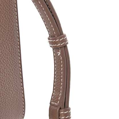 Saint Laurent Grained Calfskin Topstich Baby Sac De Jour Taupe 9 of 12