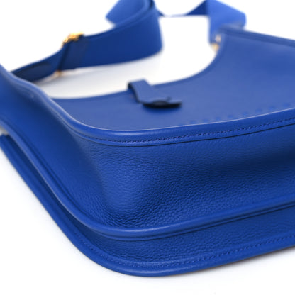Hermes Taurillon Maurice Evelyne III PM Bleu Royal 8 of 10