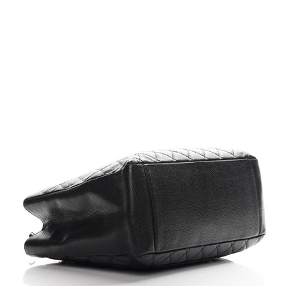 Chanel Caviar Quilted Grand Shopping Tote GST Black 4 of 12