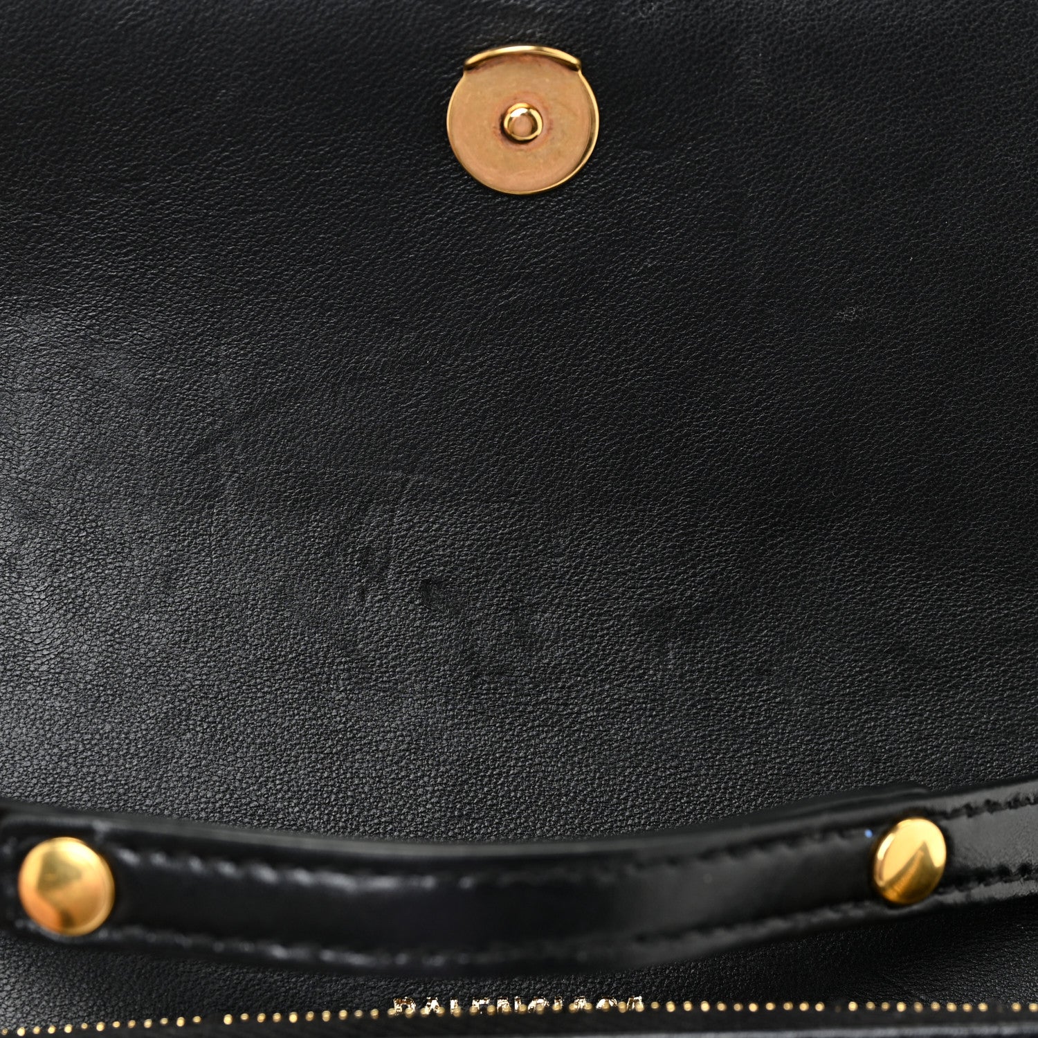 Balenciaga Shiny Box Calfskin Hourglass Chain Bag Black 17 of 21