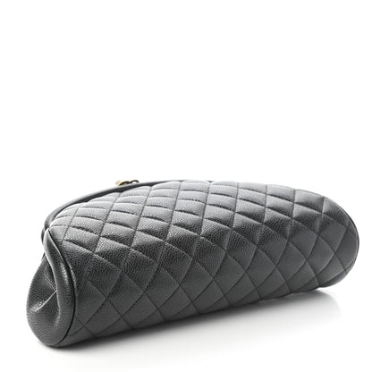 Chanel Caviar Quilted Timeless Clutch Black 4 of 9