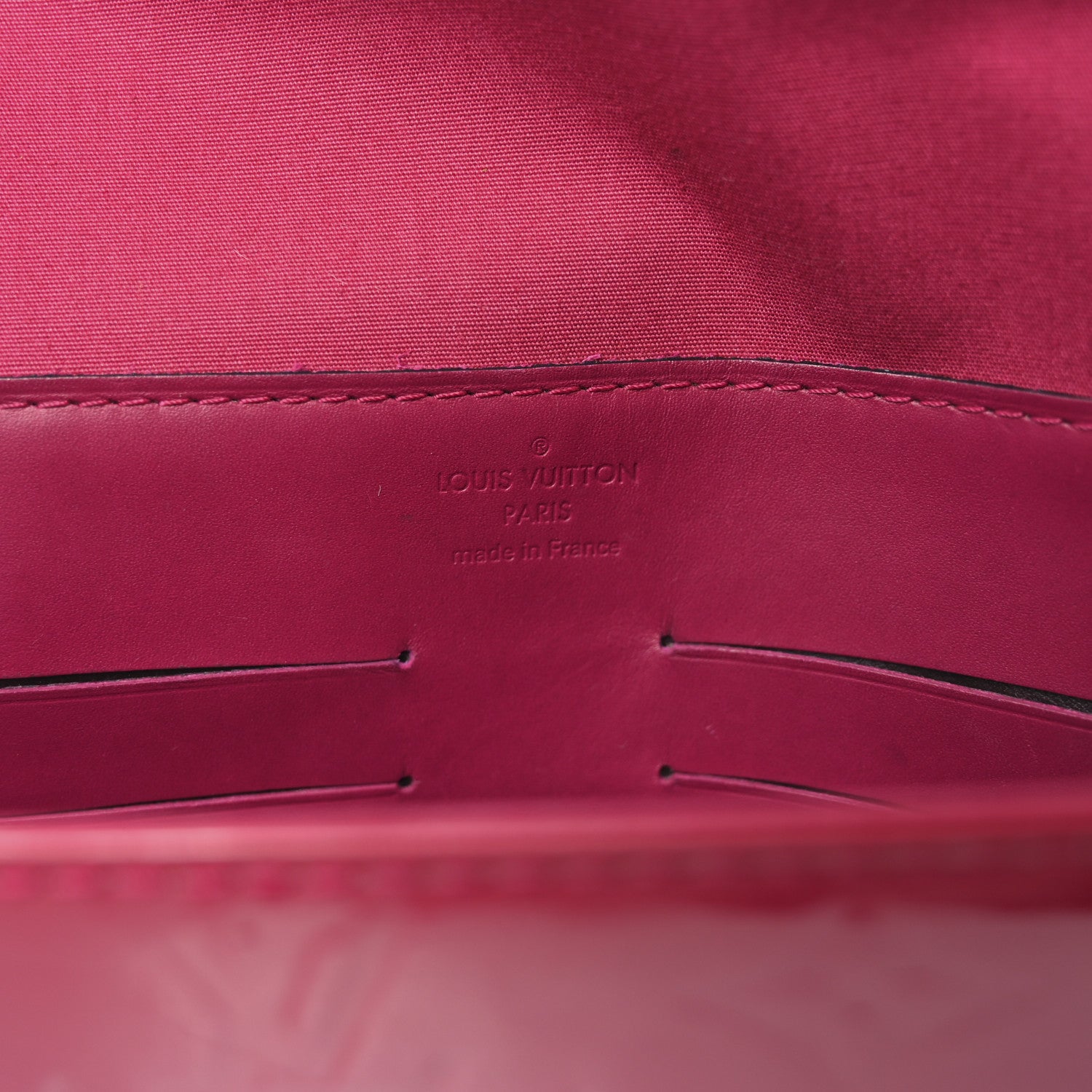 Louis Vuitton Vernis Ana Clutch Rose Indien 6 of 9