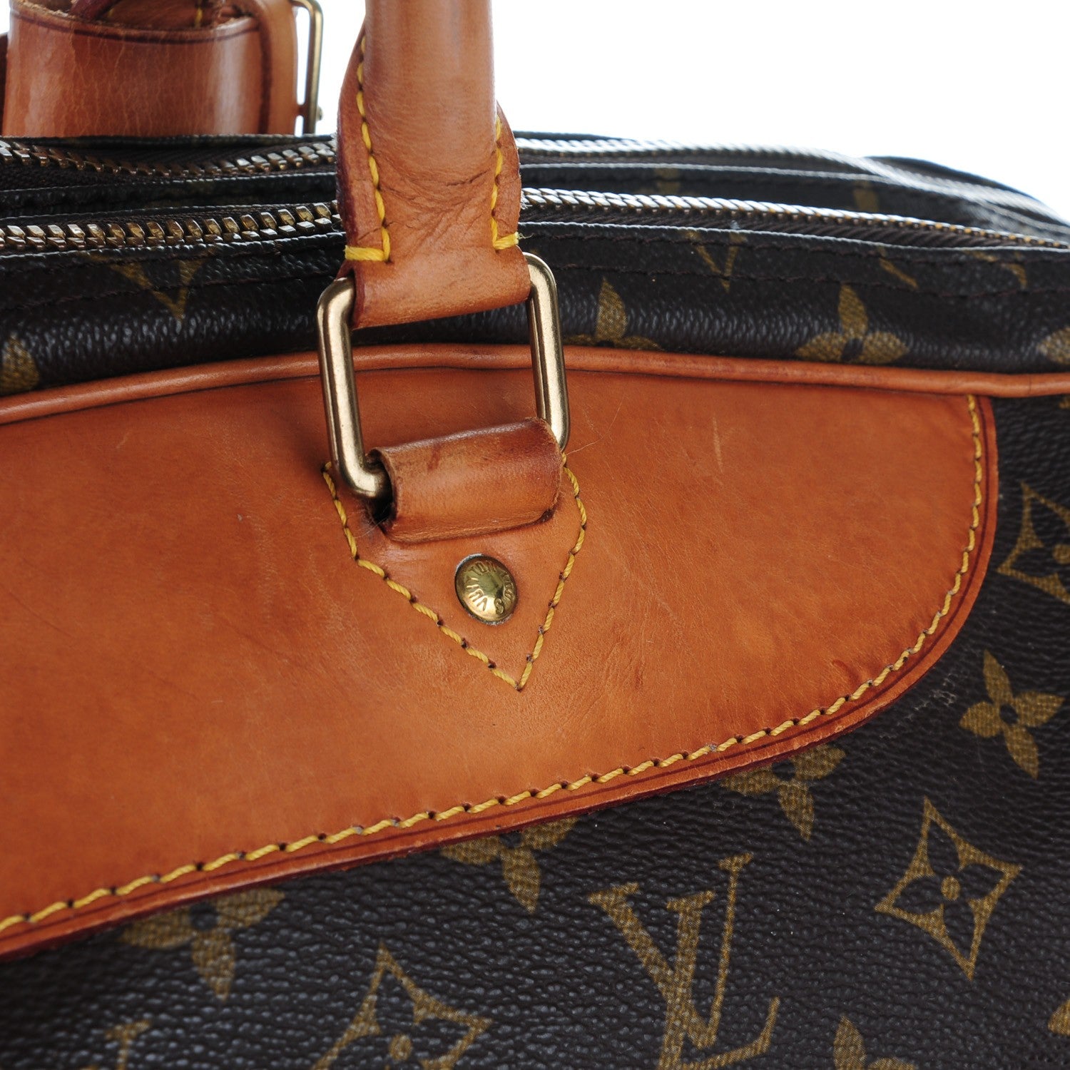 Louis Vuitton Monogram Alize 2 Compartment Luggage Travel Bag 9 of 11
